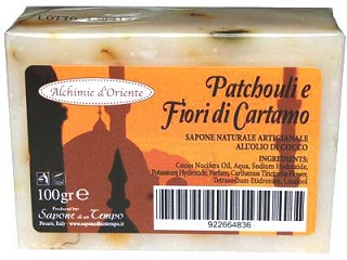 SAPONE NAT PATCHOULI CARTAMO