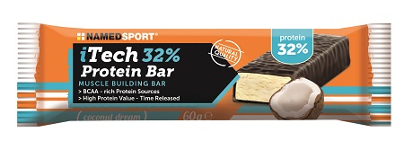 ITECH 32% PROTEINBAR COC DR60G