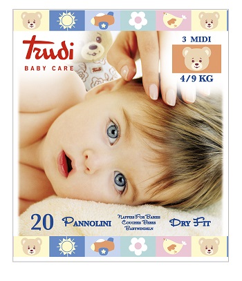 TRUDI BABY C PANN DF MID 4/9KG