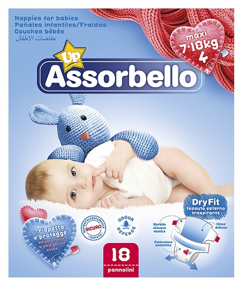 ASSORBELLO UP DRYFIT MAXI 7/18