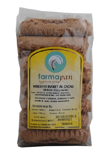 DIABET BISCOTTI CACAO S/ZUCCH