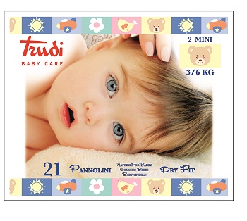 TRUDI BABY C PANN DF MIN 3/6KG