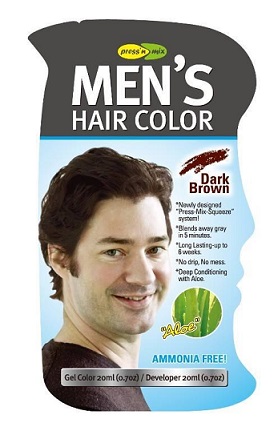 MEN'S HAIR COLORS DARK BROWN