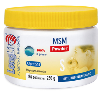 LONGLIFE MSM POWDER 250G