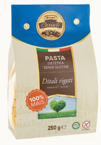 DITALI RIGATI 100% MAIS 250G