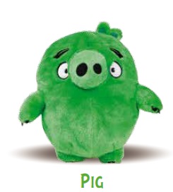 ANGRY BIRDS PIG PELUCHE RISCAL