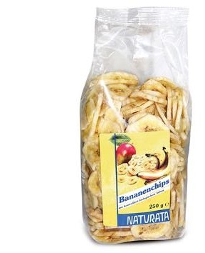 NATURATA BANANA CHIPS 250G