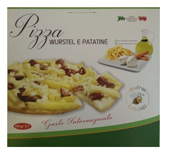 PIZZA SURG WURSTEL PATATE 400G