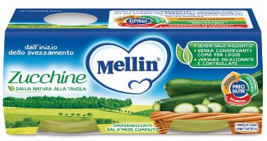 MELLIN OMOG ZUCCHINE 2X80G MELLIN OMOG ZUCCHINE 2X80G