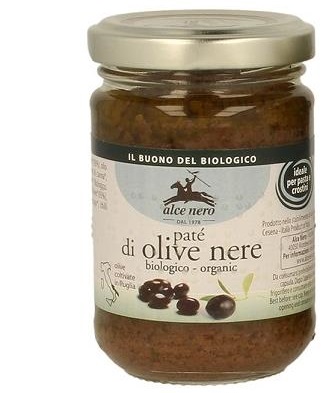 PATE' DI OLIVE NERE BIO 130G