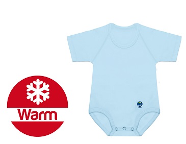 BODY 0/36M COT WARM AZZURRO