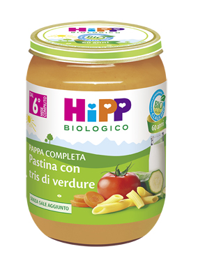 HIPP BIO PASTINA TRIS VERD190G