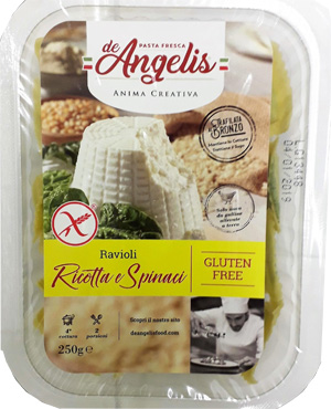 RAVIOLI RICOTTA/SPINACI 250G