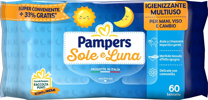 WIPES SOLE&LUNA EFF SPU 60PZ