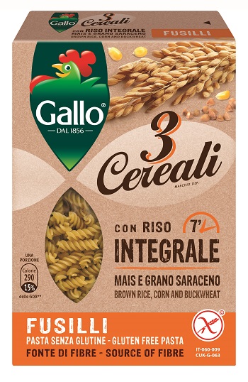 PASTA INT 3CEREALI FUSILL 250G