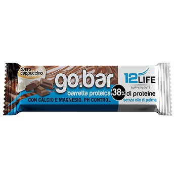 12 LIFE GO BAR CAPPUCCINO 55G