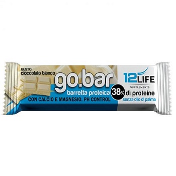 12 LIFE GO BAR CIOC BIANCO 55G