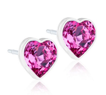 CJ MP HEART 6MM ROSE