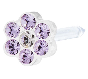 EP MP DAISY 5MM VIOLET/CRYSTAL