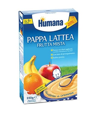 HUMANA PAPPA FRUTTA MISTA 230G