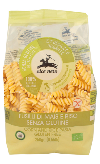 FUSILLI MAIS/RISO BIO 250G