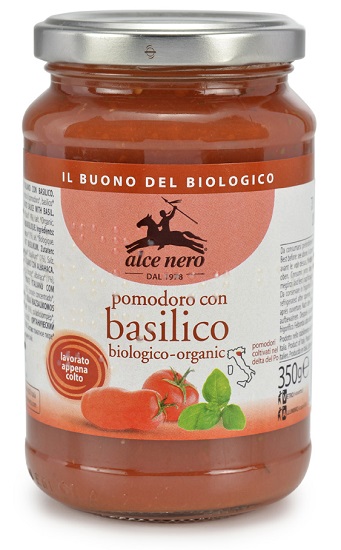 POMODORO C/BASILICO BIO 350G