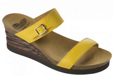 MORELLA LEATHER W OCHRE 38