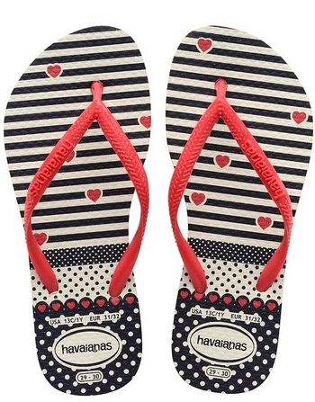 HAVAIANAS K SL FAS WH/RE 27/28 HAVAIANAS K SL FAS WH/RE 27/28