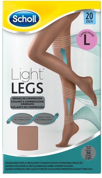 SCHOLL LIGHTLEGS20 DEN L NUDE