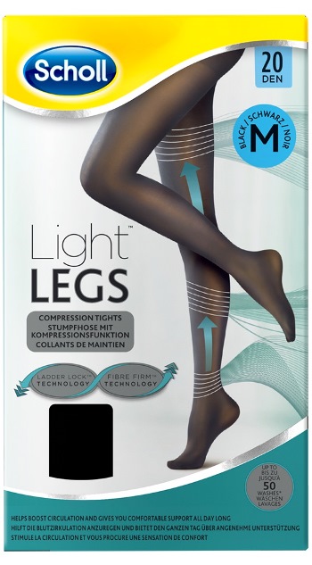 SCHOLL LIGHTLEGS20 DEN M NERO