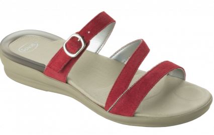 ELINOR SUEDE W RED 35