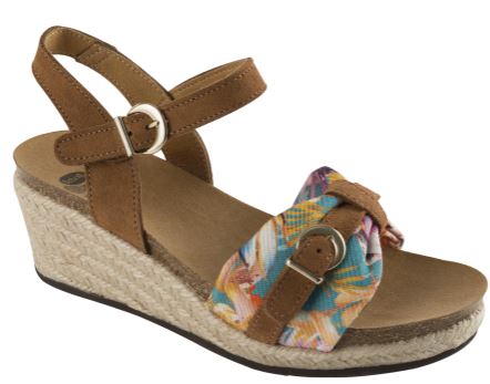 VALE SUE+TEXT D TAN/FLWF 39