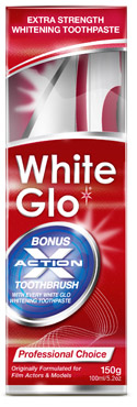 WHITE GLO PROF CHOICE DENTIF S