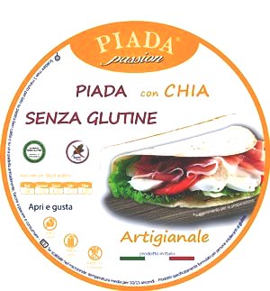 PIADA CON CHIA 180G