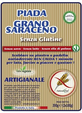 PIADA GRANO SAR 100% VEG 200G