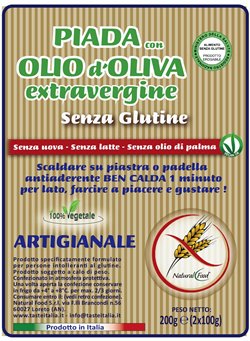 PIADA OLIO OLIVA EXTRAVERGINE