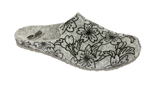 LAYE PRINT FLOR FELT W GRY 37 LAYE PRINT FLOR FELT W GRY 37
