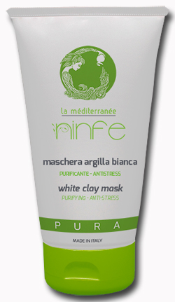 NINFE MASCHERA ARGILLA BIANCA