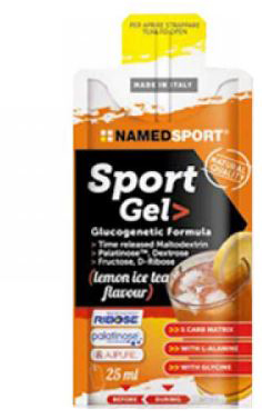 SPORT GEL LEMON ICE TEA 25ML