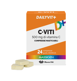 DAILYVIT+ C VITI 500MG 24CPR