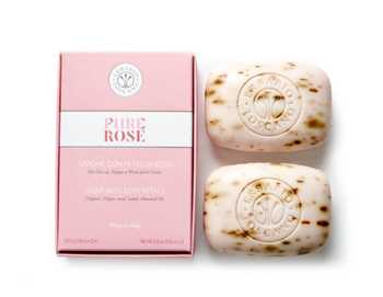 SET SAPONI PURE ROSE 2X140G