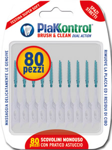 PLAKKONTROL BRUSH&CLEAN 80PZ