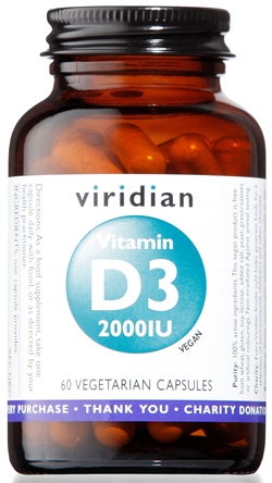 VIRIDIAN VITAMIN D3 2000IU 60C