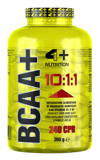 4+ NUTRITION BCAA+ 1011 200CPR