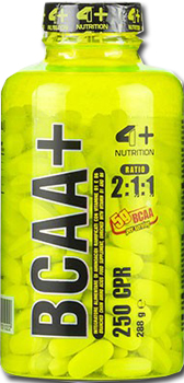 4+ NUTRITION BCAA+ 211 200CPR