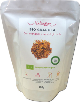 GRANOLA MANDORLE/GIRAS BIO150G