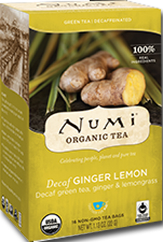 NUMI TEA DECAF GINGER LEM 6BUS