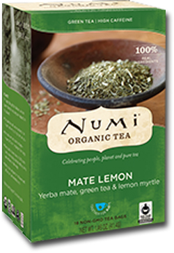 NUMI TEA ORGANIC MATE LEMON 6B