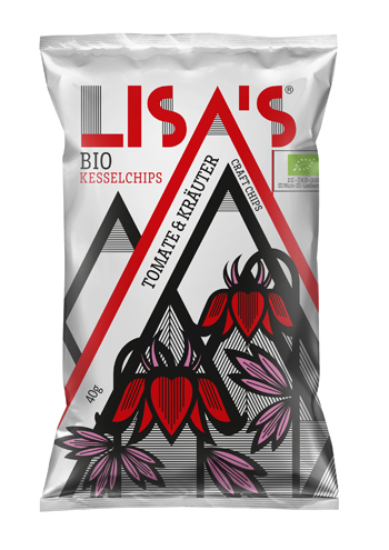 LISA'S CHIPS POMODORO&ERBE 40G