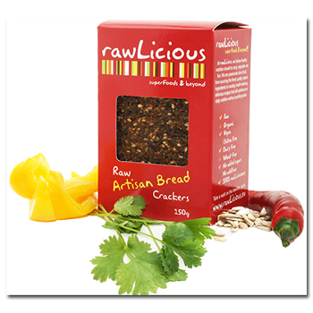 RAWLICIOUS CRACKERS ARTISAN BR